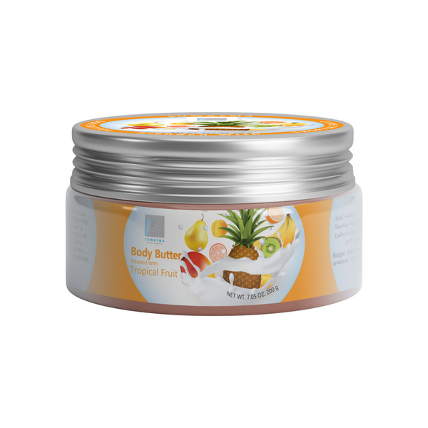 Body Butter Blended With Oils (Tropical Fruits) 300gr