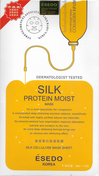 Silk Protein Moist Mask 10/Pk