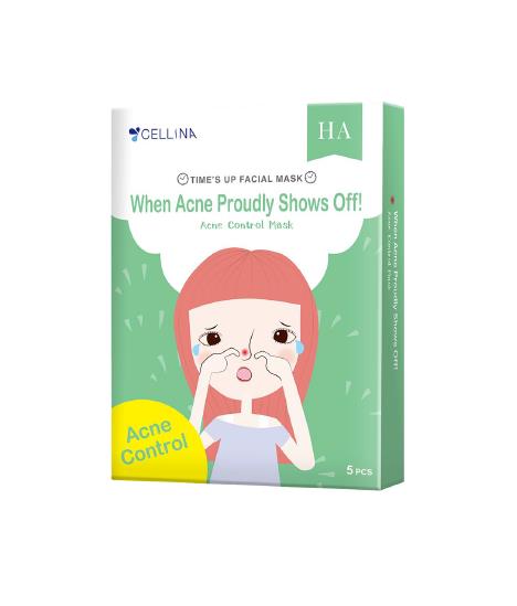 TIME'S UP FACIAL MASK - Acne Control MASK 5/pk