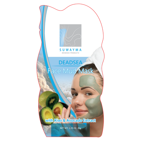 Dead Sea Face Mud Mask with Kiwi & Avocado Extract 1 Sachet