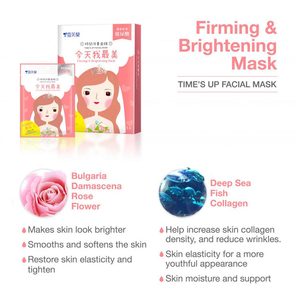 TIME'S UP FACIAL MASK - Firming & Brightening MASK 1 pc