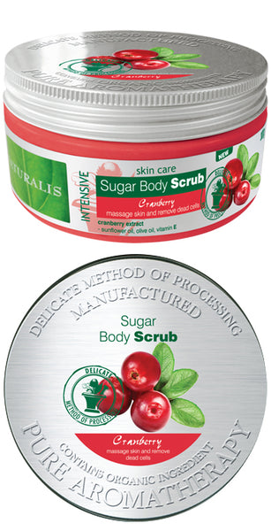 Sugar Body Scrub Cranberry 300gr