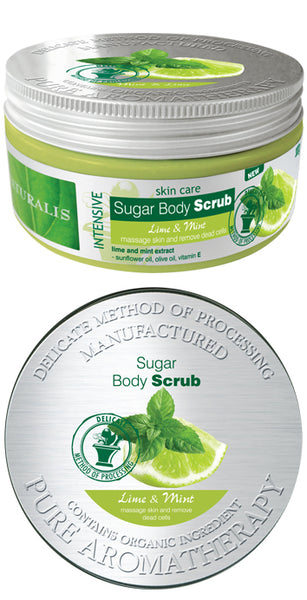 Sugar body scrub Lime & Mint 300gr